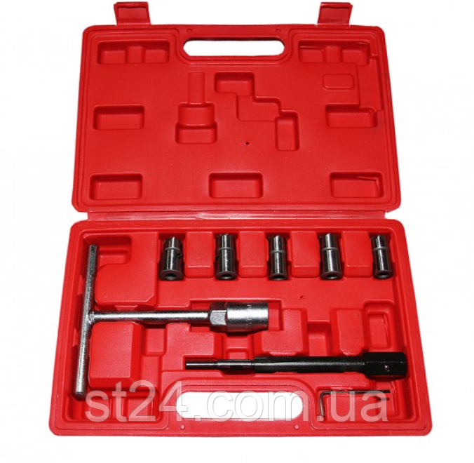 Комплект фрезів для гнізд співав форсунки 8 одиниць KBGlobal KB04777, фото 1