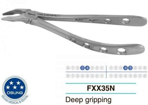 Щипці  X35N для видалення верхніх 54-45 зубів