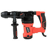 Перфоратор мережевий SDS+ YATO YT-82125 1250 ВТ (Чорно-жовтогарячий), фото 3