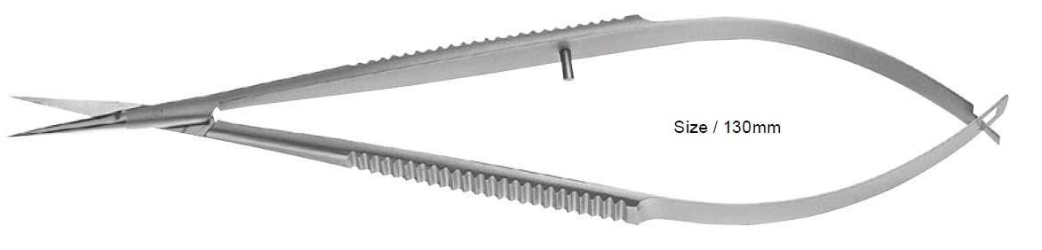 Ножиці мікрохірургічні,  десневі MS-130 L, прямі (YDM)