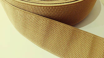 Гумка декоративна 6 см темно-бежева