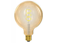 Філаментна світлодіодна лампа Luxel 070-HG 6W G125 E27 1800K (070-HG) Gold