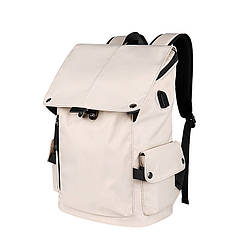 Чоловічий міський рюкзак (для ноутбука) — Білий