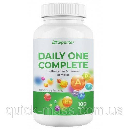 Вітаміни Sporter Daily one Complete — 100 таб, фото 1