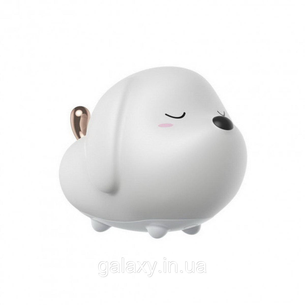 Світильник нічник Baseus силіконовий акумуляторний сенсорний RGB Собачка Cute Series Doggie Silicone