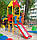 Гірка дитяча для вулиці "Яблуко" висота спуску 250 см, фото 3