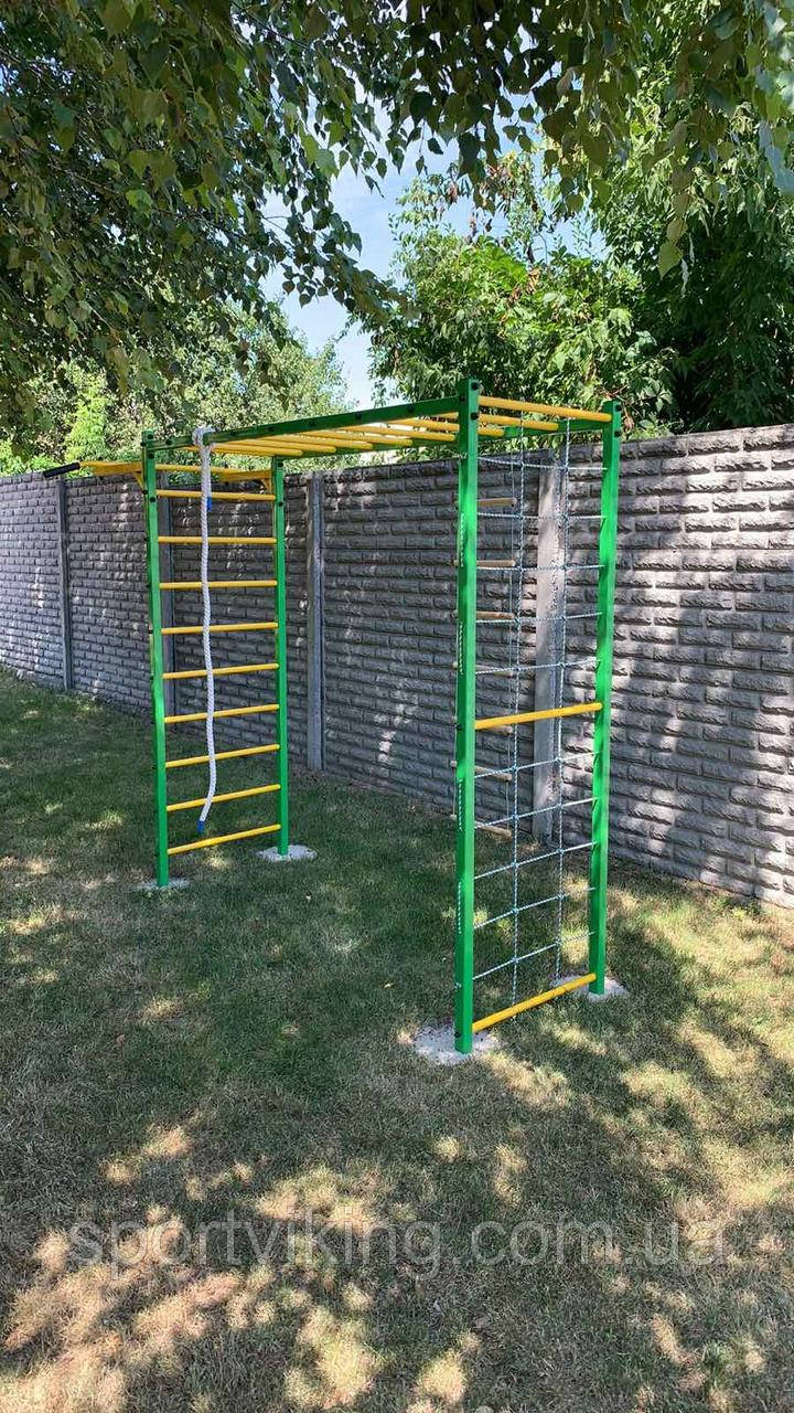 Дитячий вуличний спортивний комплекс металевий