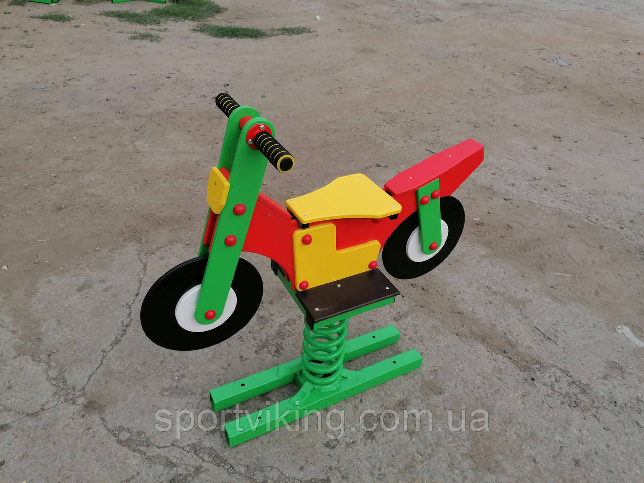 Гойдалка на пружині Мотоцикл