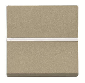 Вимикач 1-кл. прох. Zenit шампань N2202 CV