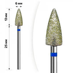 Фреза алмазна MART синя, конус діаметр 6,13 мм