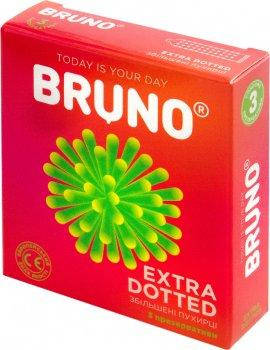 Презервативи Bruno Extra Dotted  1упак /3 шт