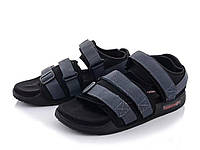 Мужские сандали Adidas Adilette Sandals. Летние сандалии Адидас серые Размеры 40-45 Текстиль Пена 40