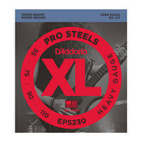 Струны D`ADDARIO EPS230 XL PRO STEELS BASS HEAVY 55-110