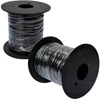 Упаковковий дріт у ПВХ ізоляції чорний, на пластиковій котушці, 250м, 7-0901BK