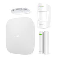 Стартовый комплект Ajax StarterKit (Hub,MotionProtect, DoorProtect, SpaceControl) Белый