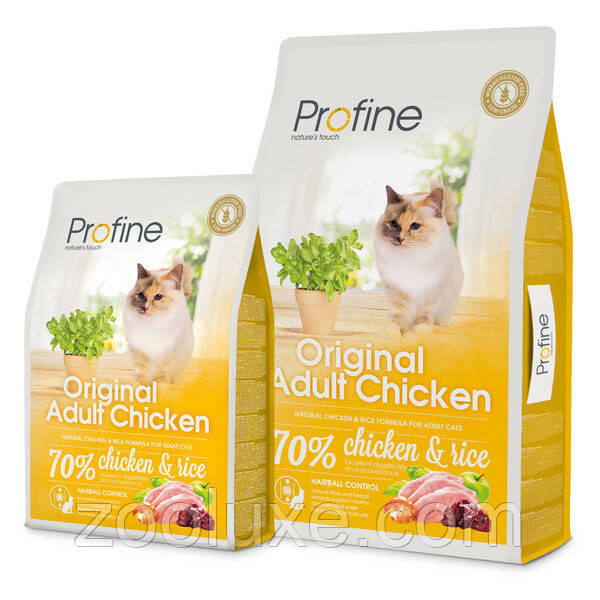 Profine Cat Original Adult Chicken & Rice 300 г корм для котів Профійн Ориджинал Курка, фото 1