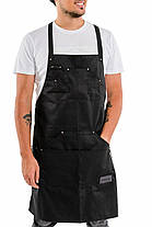 Професійний фартух із саржі з кишенями, з регульованим розміром ВСВ Україна 1 шт, фото 3