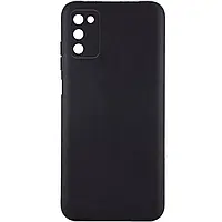 Чохол Silicone Cover Soft для Samsung Galaxy A03s Black