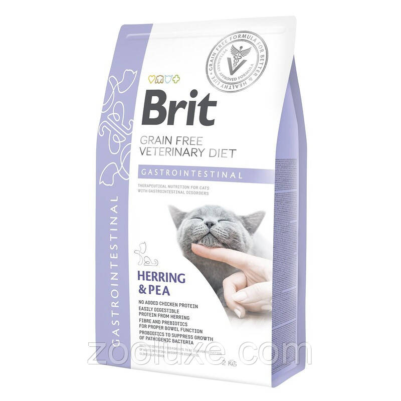 Brit Gastrointestinal 400 г корм для котів Брит Гастро Brit Grain Free Veterinary Diet Gastrointestinal