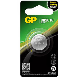 Батарейка літієва GP CR2016 3V 1шт