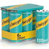 Швепс Упаковка Schweppes Bitter Lemon 6x330ml