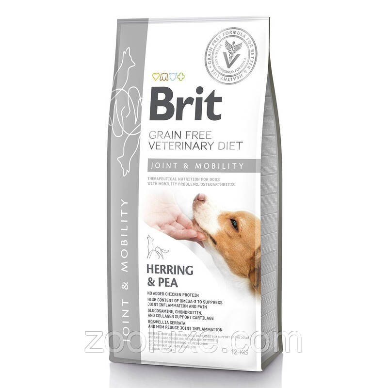 Brit Joint & Mobility 12 кг корм для собак Brit Grain Free Veterinary Diet Joint & Mobility Herring&Pea