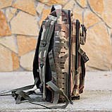 Рюкзак військовий тактичний 36л камуфляж, фото 6