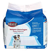 Пелюшки для собак Trixie 40x60 см 50 шт./ Одноразові поглинальні гігієнічні пелюшки для собак