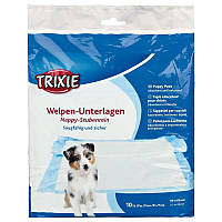Пелюшки для собак Trixie 60x60 см 10 шт./ Одноразові поглинальні гігієнічні пелюшки для собак