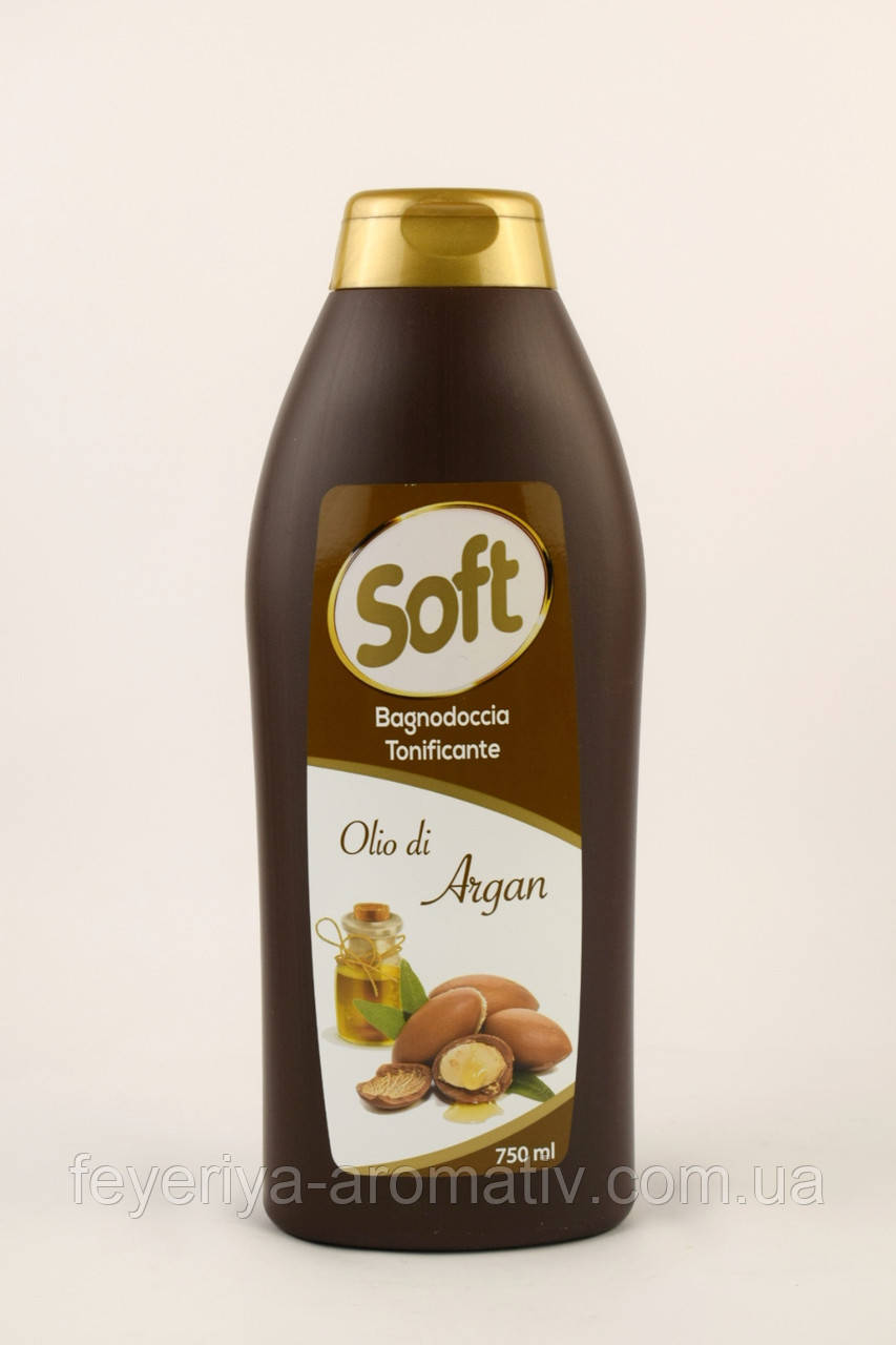 Гель для душу з аргановим маслом Soft Olio di Argan 750 мл (Італія)