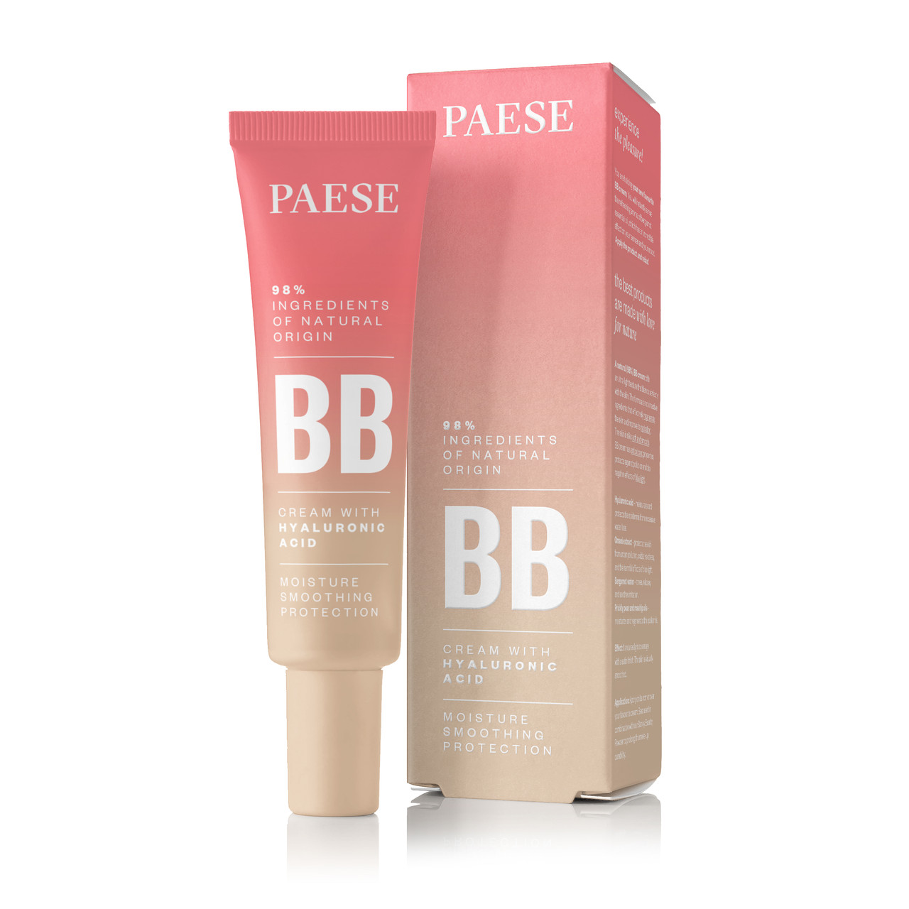 Тональний крем BB-крем з гіалуроновою кислотою BB Cream Paese 30ml