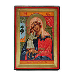 Ікона Божа Матір Стягнення Загиблих 19,5 Х 26 см Ручний розпис з нанесенням сусального золота
