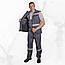Робочий спеціальний Чоловічий жилет для ІТП охорони праці спец одяг Сірий, фото 3