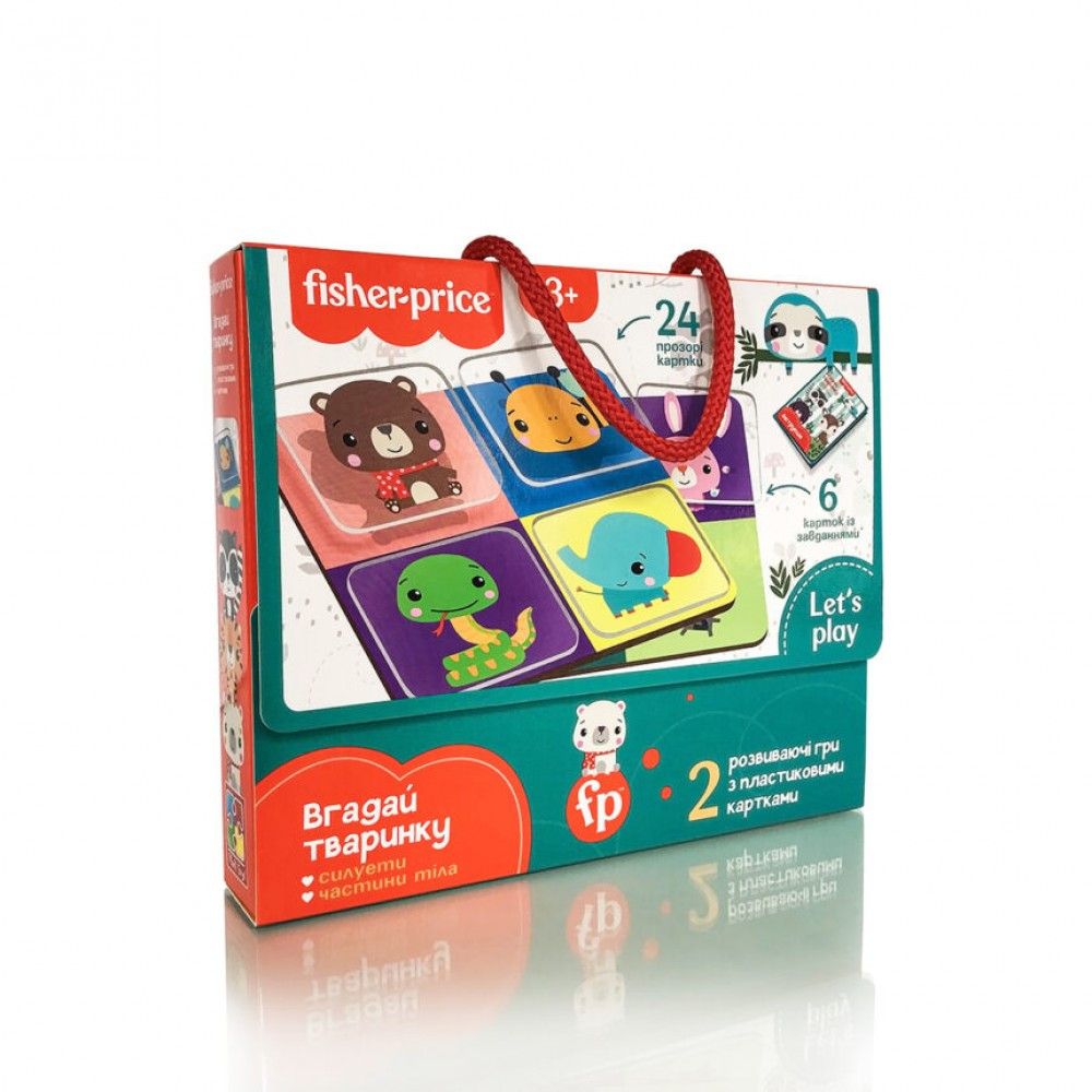 Гра з пластиковими картками Fisher Price Вгадай тваринку Владі Тойс (VT2100-10), фото 1