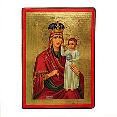 Ікона Божа Мати Призри на смирення 19 Х 26 см Ручний розпис з нанесенням золота