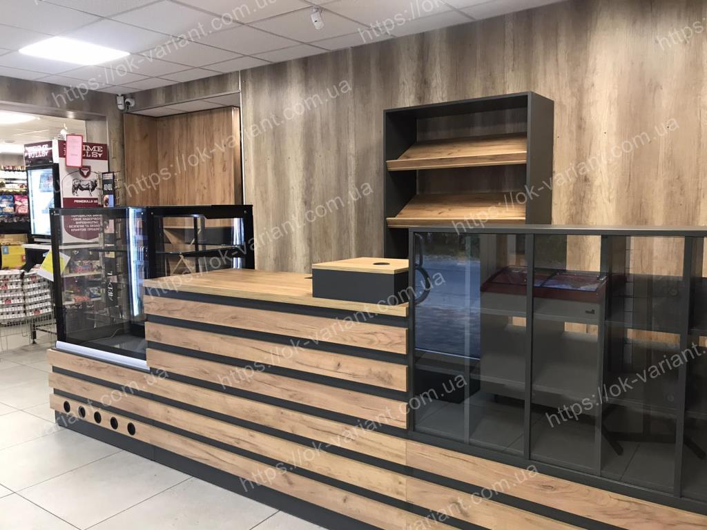 Торгові стелажі, вітрини та прилавки під замовлення, фото 1