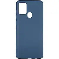 Чохол Silicone Cover Case для Samsung Galaxy A21s blue