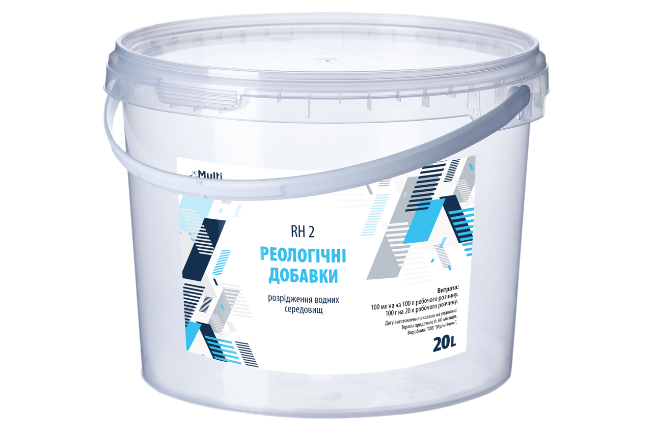 Реологічна добавка RH-2 Зниження в'язкості продуктів на основі води 10 л