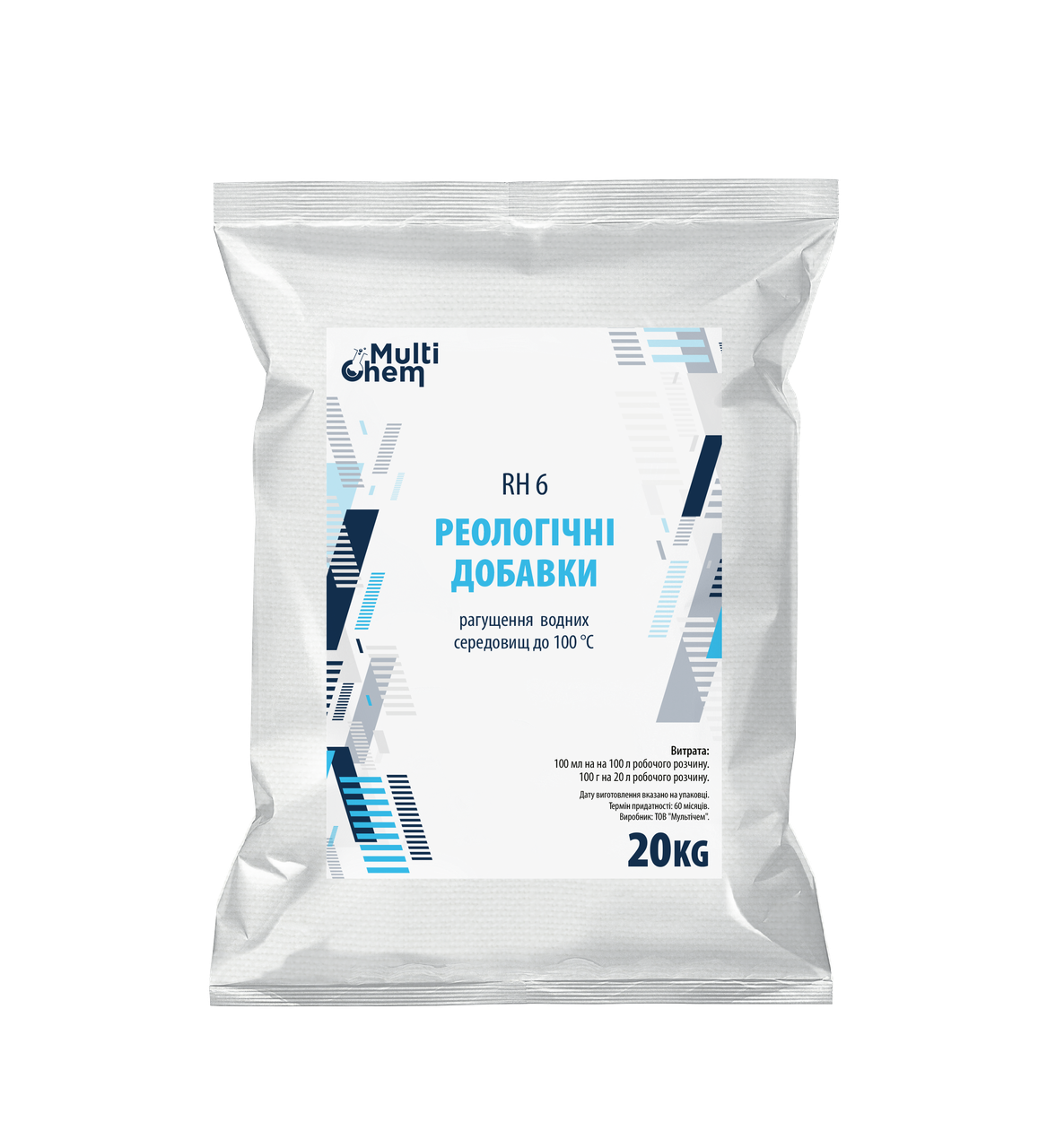 Реологічна добавка RH 5 Загущення водних середовищ до 150°С 20 кг