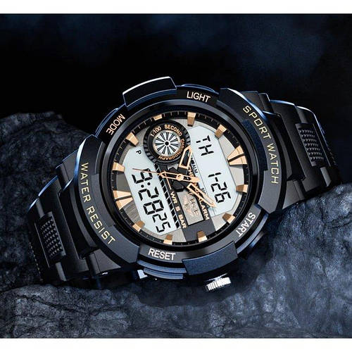 Купить Мужские спортивно-тактические кварцевые часы LIGE 5 атм, цена ...