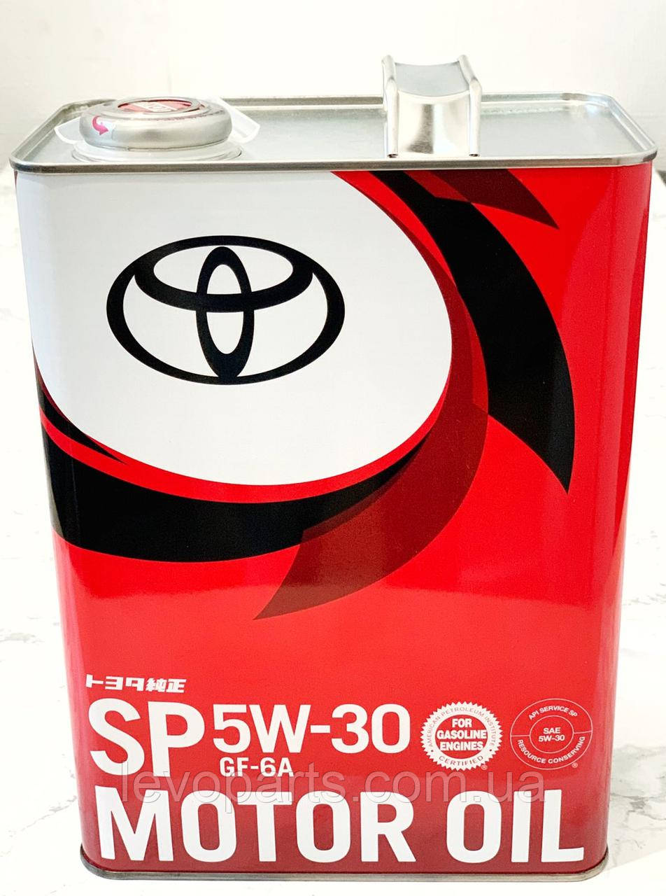 Моторна олива Toyota 5W-30 SP/GF-6A (Тойота 5в30) Оригінал 08880-13705 4 л, фото 1