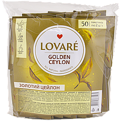 Чай чорний LOVARE Golden Ceylon - Золотий Цейлон 50х2,0г