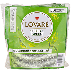 Чай зелений LOVARE Special Green - Особливий зелений 50х1,5г