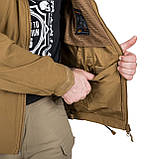Вітрозахисна Куртка Helikon-Tex COUGAR QSA + HID Soft Shell Windblocker Black KU-CGR-SM-01, фото 7