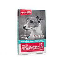 Капли Sempero от блох и клещей для собак до 25 кг