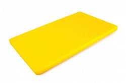 Двостороння обробна дошка LDPE, 500 × 300 × 20 мм, жовта