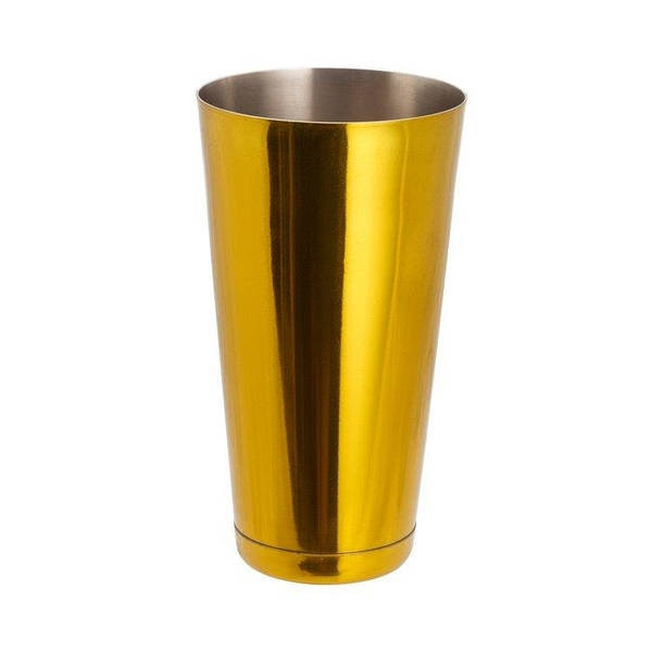 Стакан шейкер неіржавкої золотого кольору 750 мл для коктейлів