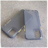 Айфон iPhone 12 mini Силиконовый противоударный чехол AirBag Color TPU GREY