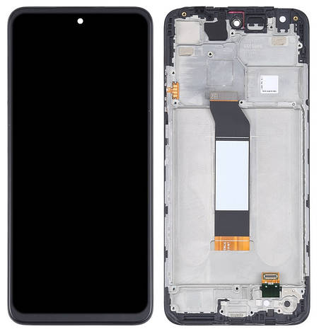 Дисплей Xiaomi Redmi Note10 5G,Poco M3Pro,Poco M3Pro 5G с тачскрином и рамкой,оригинал 100% Service Pack,Black, фото 2