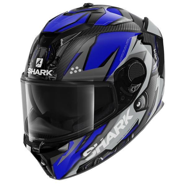 Мотошлем Shark Spartan GT Carbon Urikan Blue, фото 1